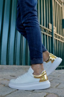 Men's Shoes WHITE/GOLD 100342317