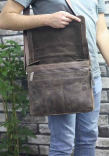 Guard Antique Brown Sport Leather Bag 100346063