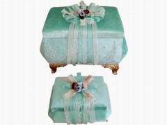 Dowry box - ehrazat Luxury Velvet 2-pack Coffre de dot Menthe 100259985 - Turkey