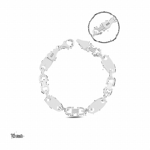 Expatriate Chain Silver Bracelet 100346578
