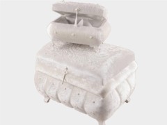 Dowry box - Magnolia Velvet Lux Stone 2 Pack Dowry Chest Cream 100258311 - Turkey