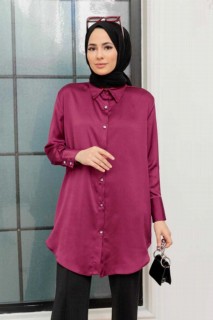 Clothes - Fushia Hijab Tunic 100345063 - Turkey