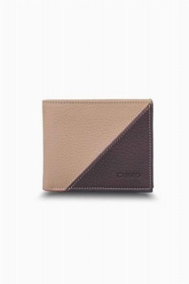 Wallet - وردة مجففة غير لامعة - محفظة جلدية أفقية بلون أحمر كلاريت 100345736 - Turkey