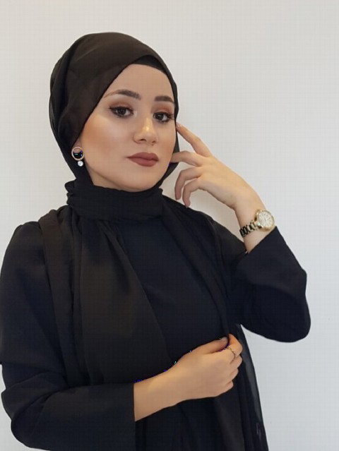 Woman Hijab & Scarf - black |code: 13-23 100294106 - Turkey