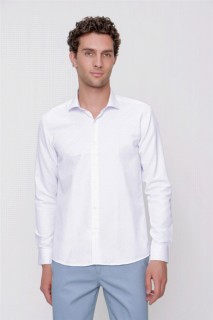 Shirt - Men's Blue Saldera Slim Fit Slim Fit Shirt 100350849 - Turkey
