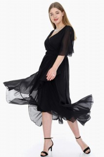 Plus Size Chiffon Long Dress 100276190
