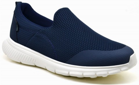 Sneakers & Sports - KRAKERS COMFORT - NAVY BLUE - MEN'S SHOES,Textile Sports Shoes 100325286 - Turkey