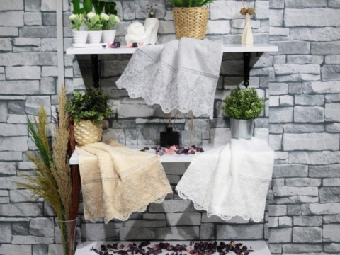Dowry Towel - Essuie-mains French Lace Legend - 3 couleurs 100332243 - Turkey