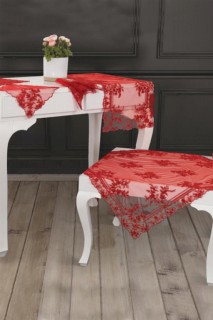 French Mary Living Room Set 16 Pieces Red 100260087
