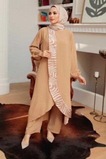 Cloth set - Biscuit Hijab Suit Dress 100341293 - Turkey