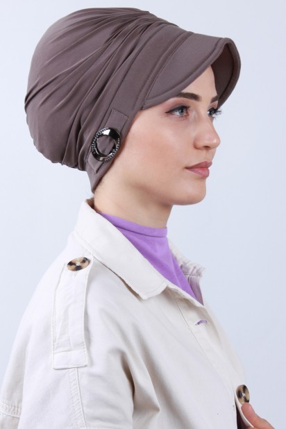 Hat-Cap Style - Buckled Hat Bonnet Mink 100285197 - Turkey