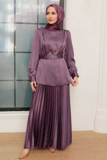 Outwear - Lila Hijab Anzugkleid 100340841 - Turkey