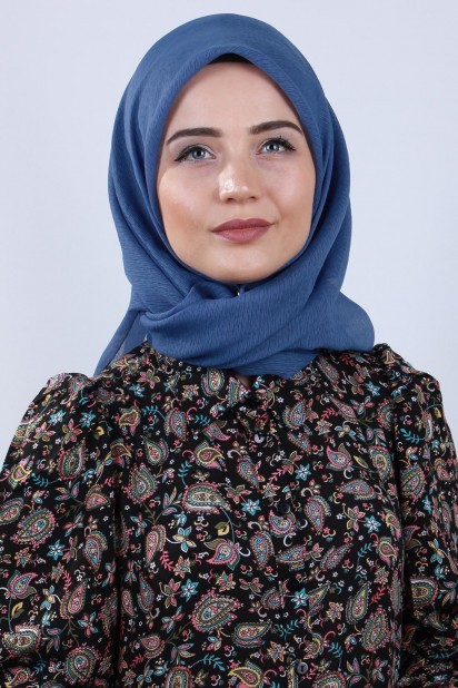 Woman Hijab & Scarf - Princess Scarf Indigo 100282836 - Turkey