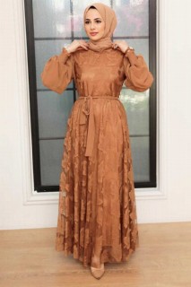 Daily Dress - Biscuit-Hijab-Kleid 100341501 - Turkey