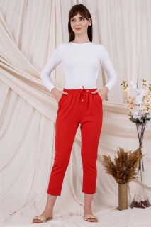 Woman - Women's Trousers 100326082 - Turkey