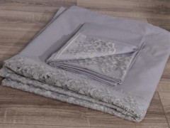 French Lace Husna Dowry Duvet Cover Set Cappucino 100331887