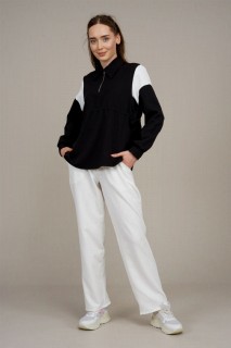 Pajamas - Women's Piping Detailed Tracksuit Set 100352566 - Turkey